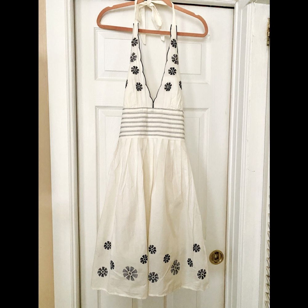 LONDON TIMES HALTER DRESS IN SIZE 8